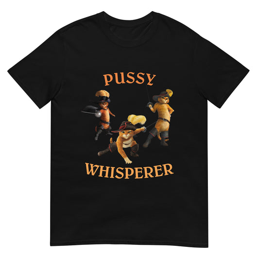 Puss in Boots Whisperer Short-Sleeve Unisex T-Shirt