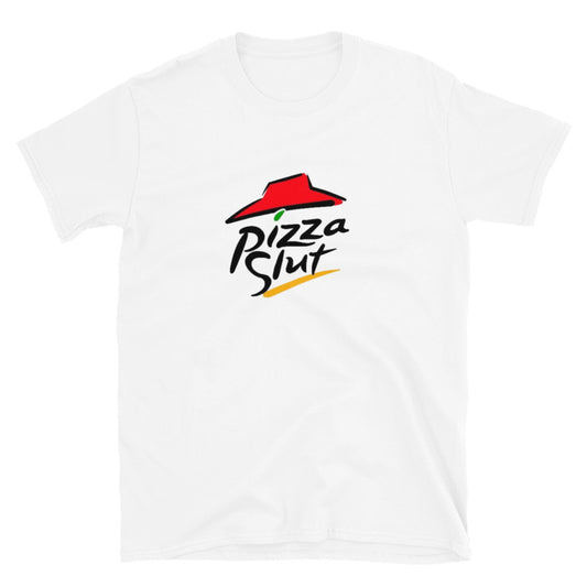 Pizzaslut White Short-Sleeve Unisex T-Shirt